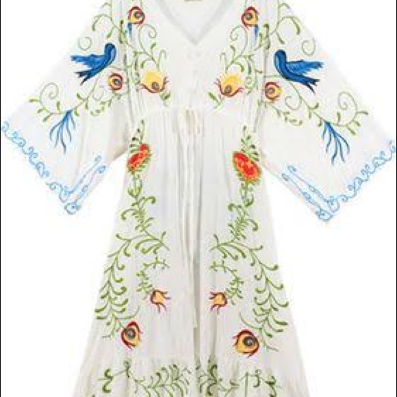 Embroidered Maternity Gown - Picture 14 of 16